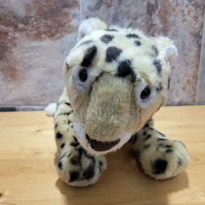 FAO Schwarz Plush Cheetah Cub Stuffed Animal Soft Leopard